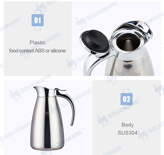 SVP-I-H coffee pot with stainless steel carafe
