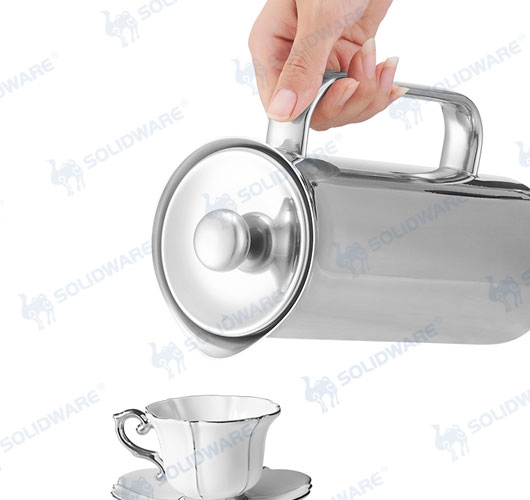 SVP-A stainless steel plunger coffee pot
